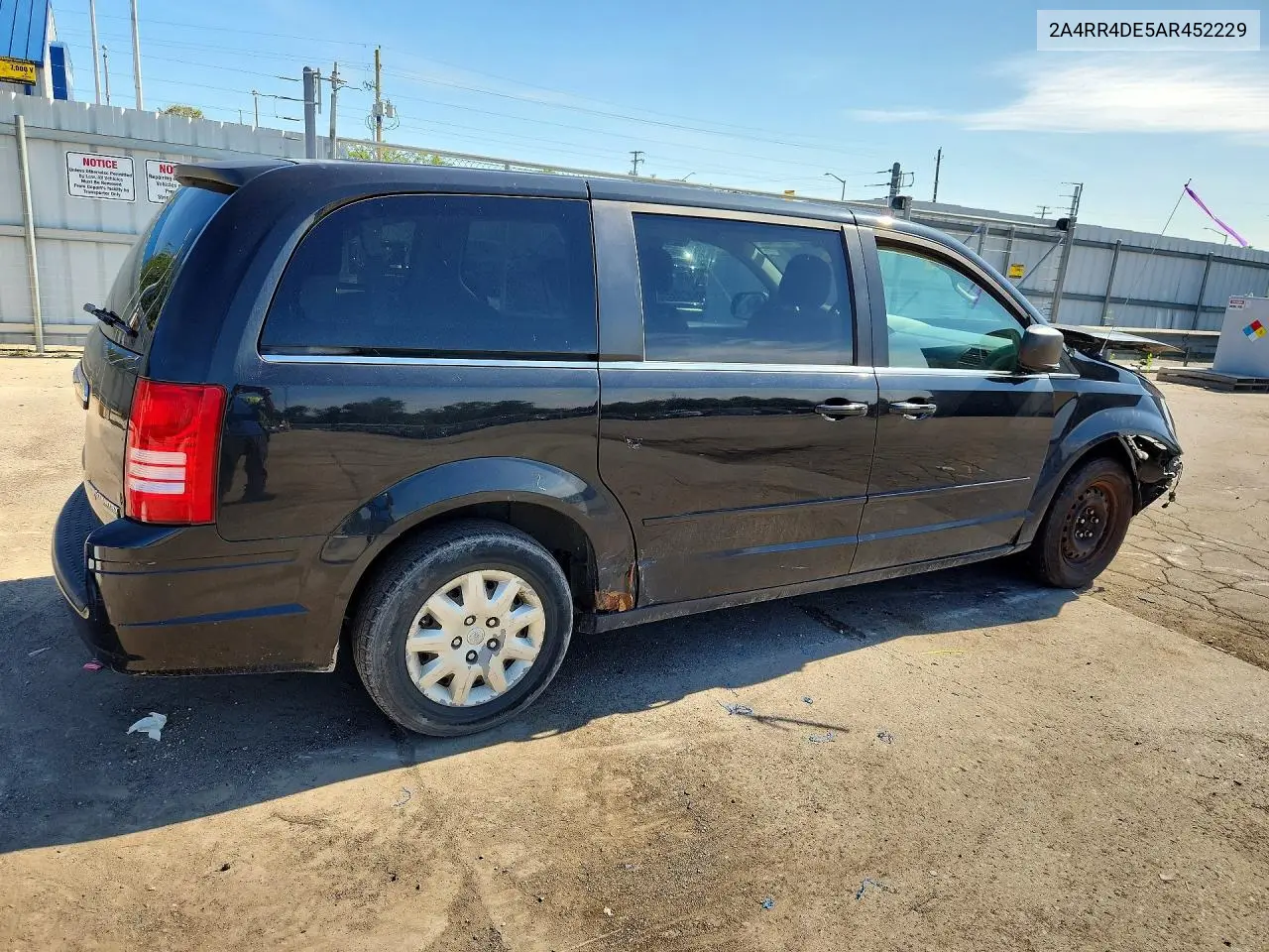 2010 Chrysler Town & Country Lx VIN: 2A4RR4DE5AR452229 Lot: 59714356