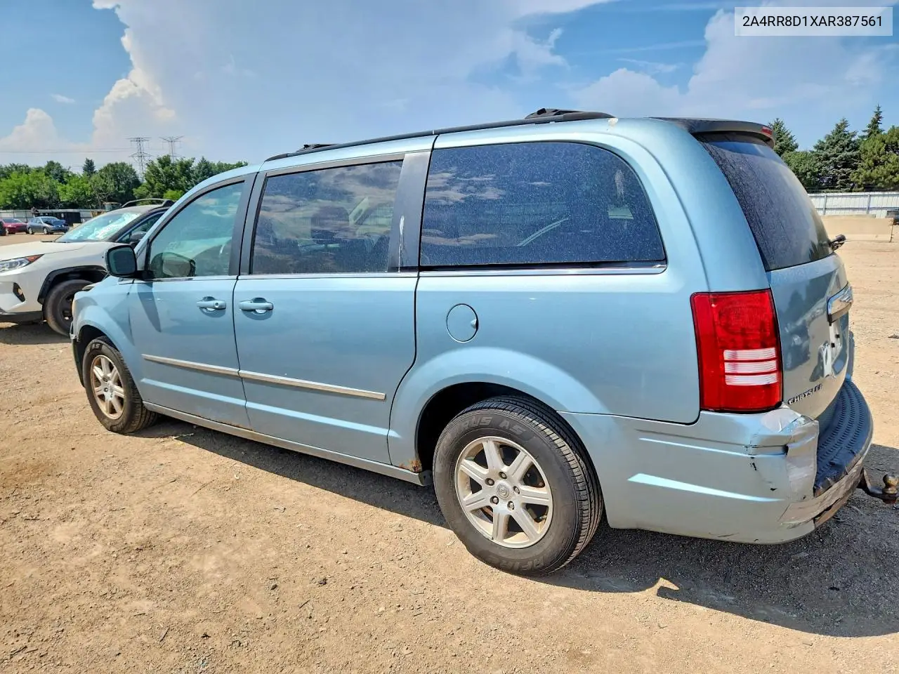 2010 Chrysler Town & Country Touring Plus VIN: 2A4RR8D1XAR387561 Lot: 61554006