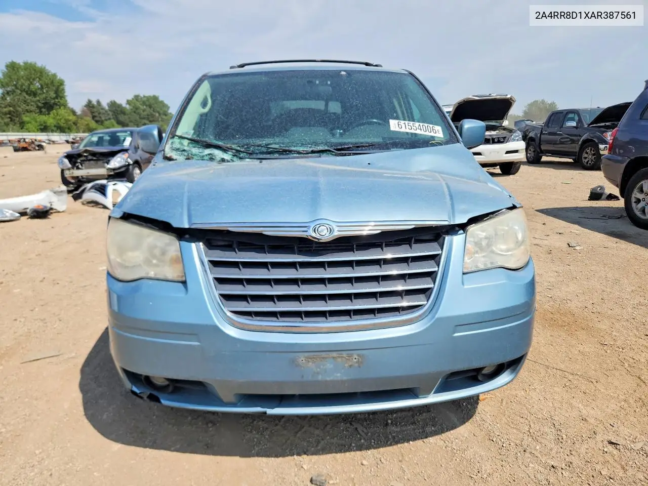 2010 Chrysler Town & Country Touring Plus VIN: 2A4RR8D1XAR387561 Lot: 61554006