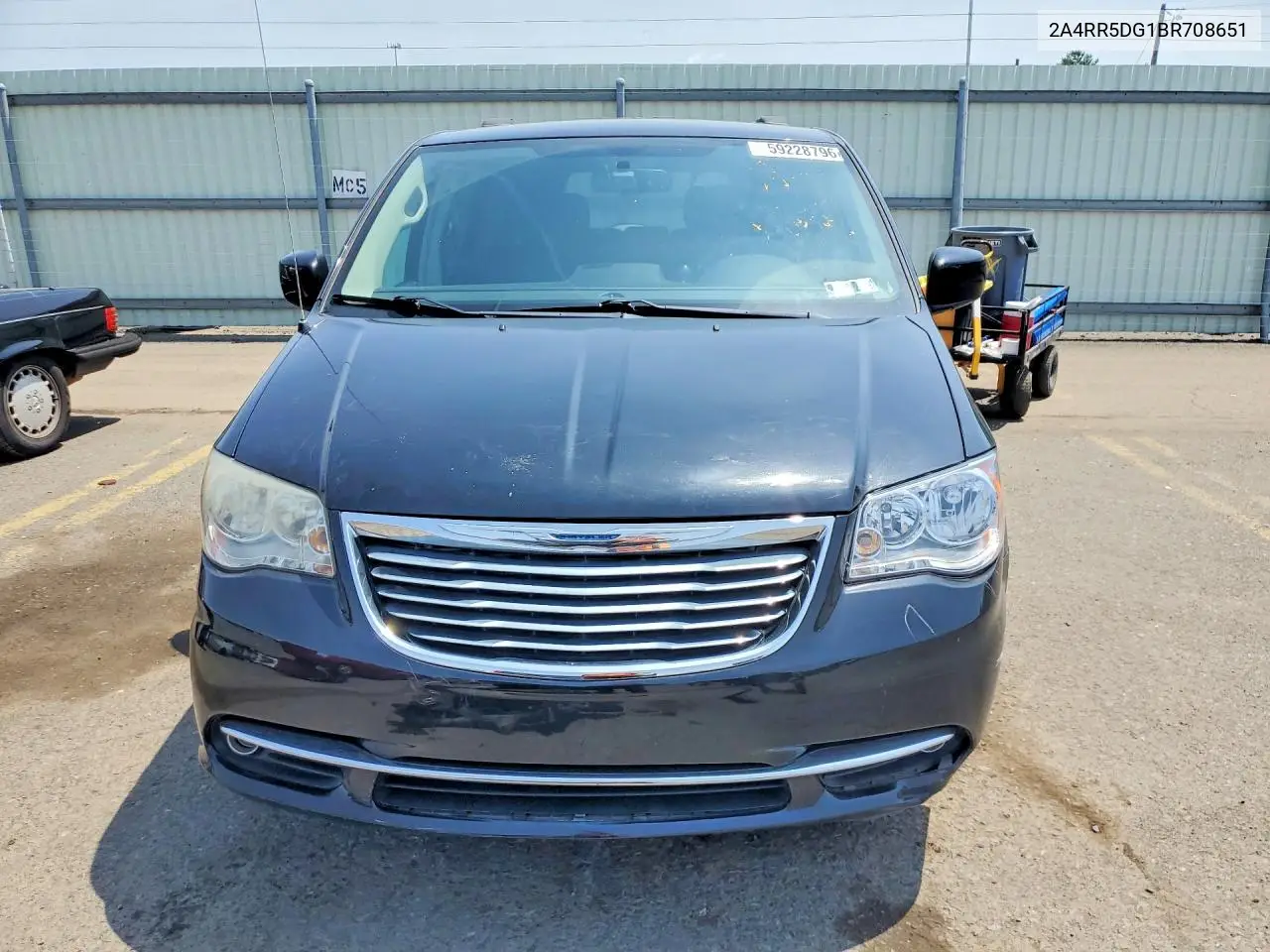 2011 Chrysler Town & Country Touring VIN: 2A4RR5DG1BR708651 Lot: 59228796