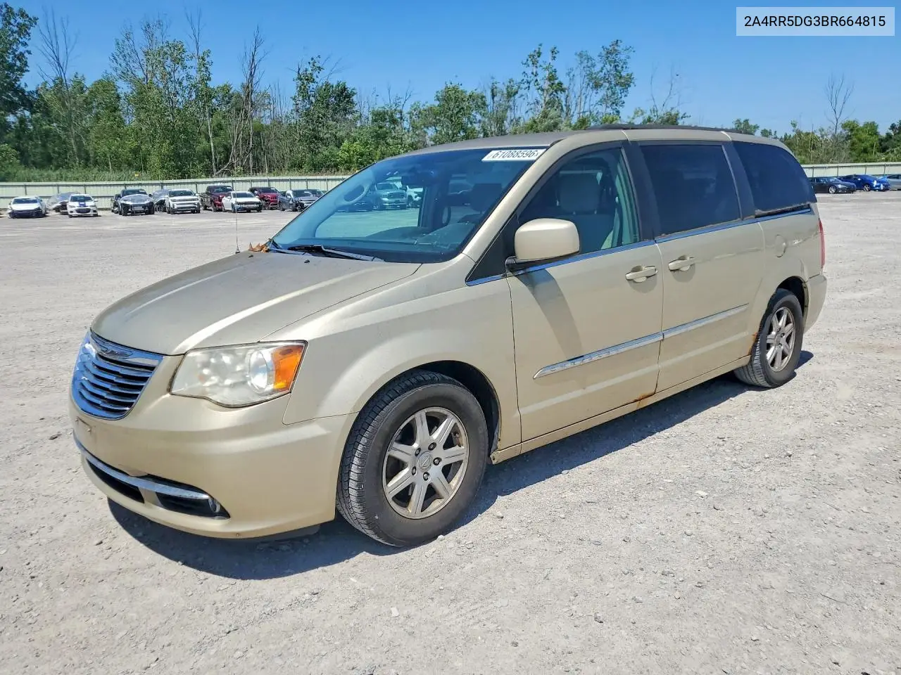 2011 Chrysler Town & Country Touring VIN: 2A4RR5DG3BR664815 Lot: 61088596