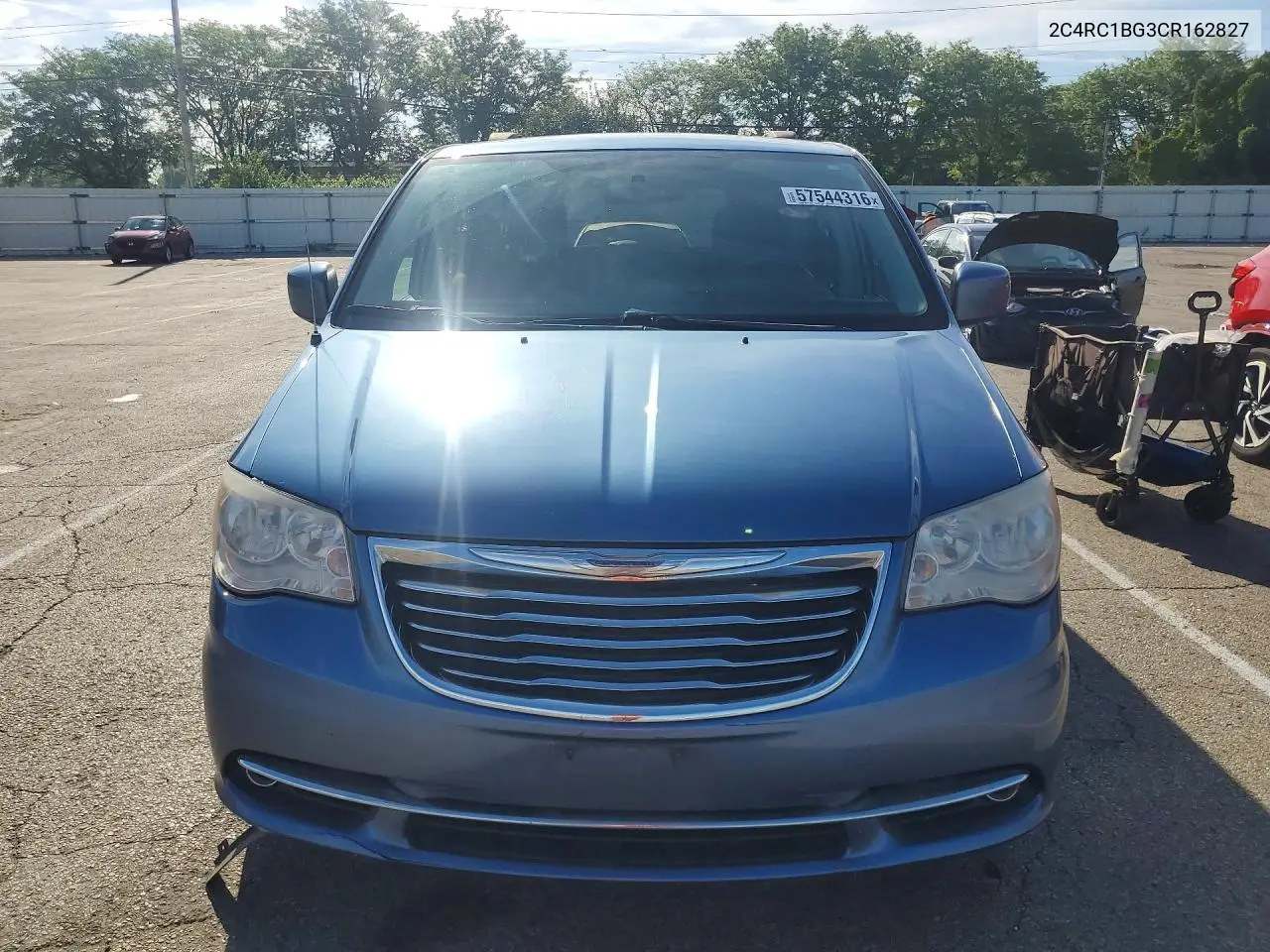 2012 Chrysler Town & Country Touring VIN: 2C4RC1BG3CR162827 Lot: 57544316