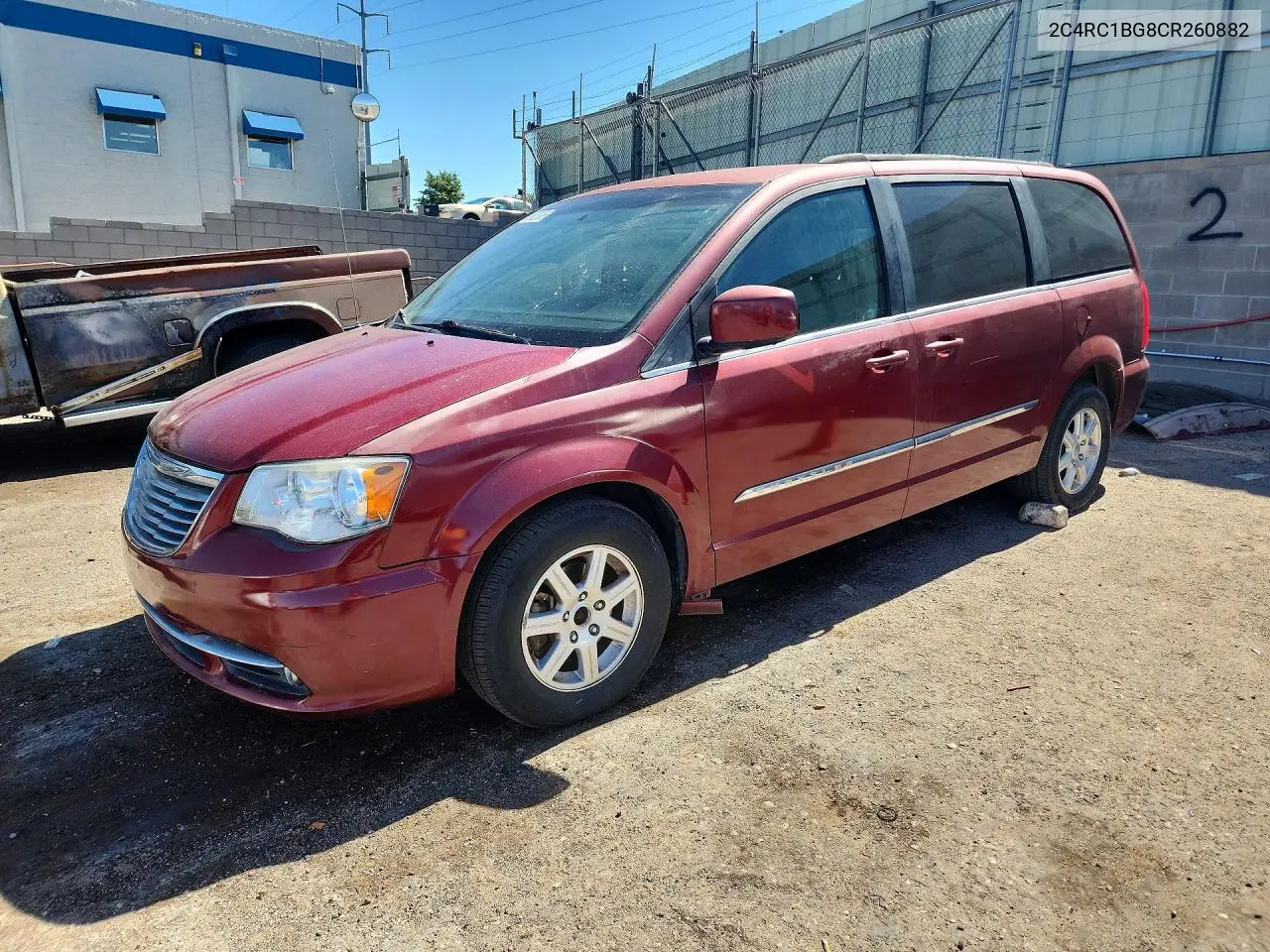 2C4RC1BG8CR260882 2012 Chrysler Town & Country Touring