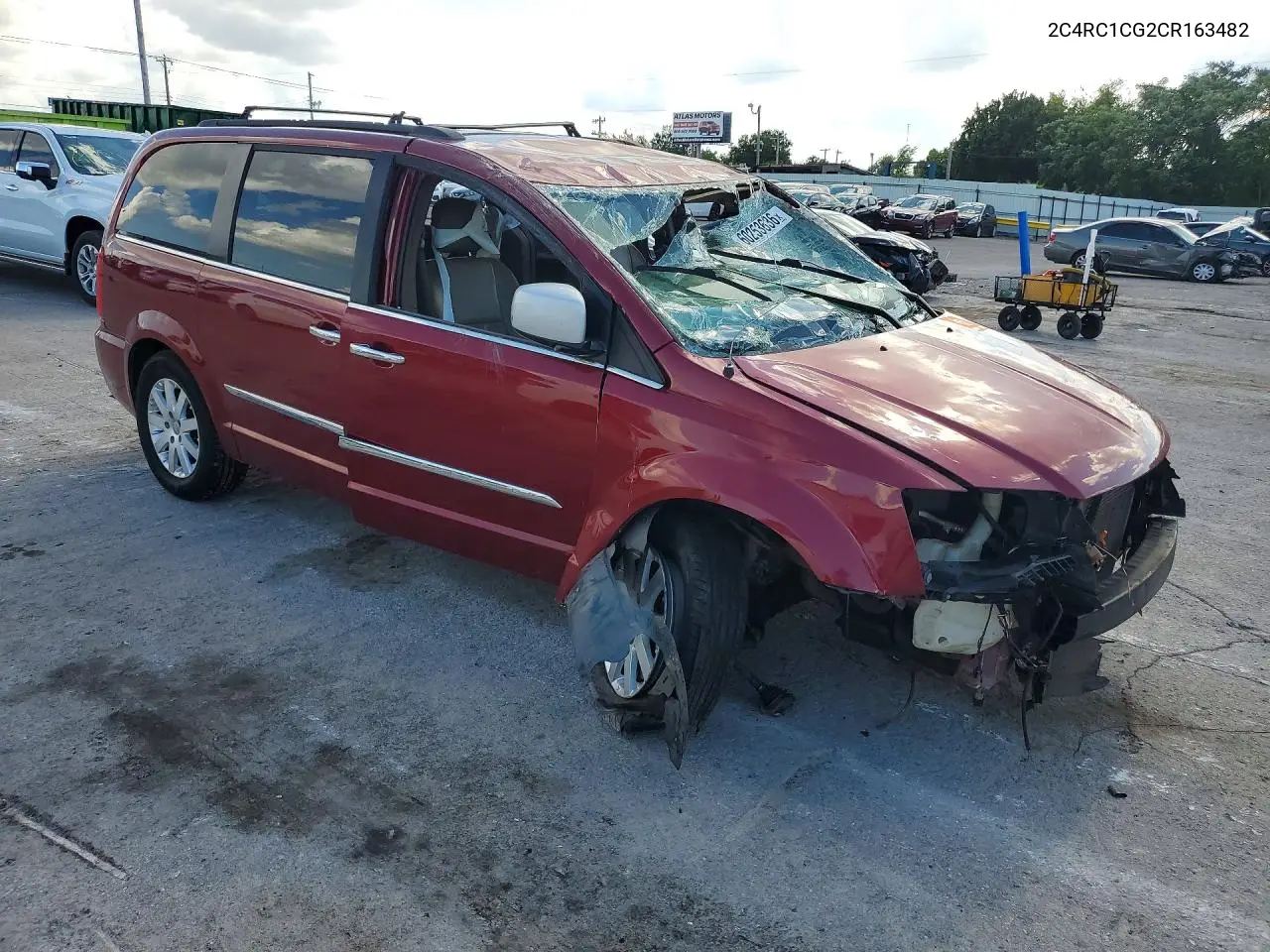 2012 Chrysler Town & Country Touring L VIN: 2C4RC1CG2CR163482 Lot: 60253636