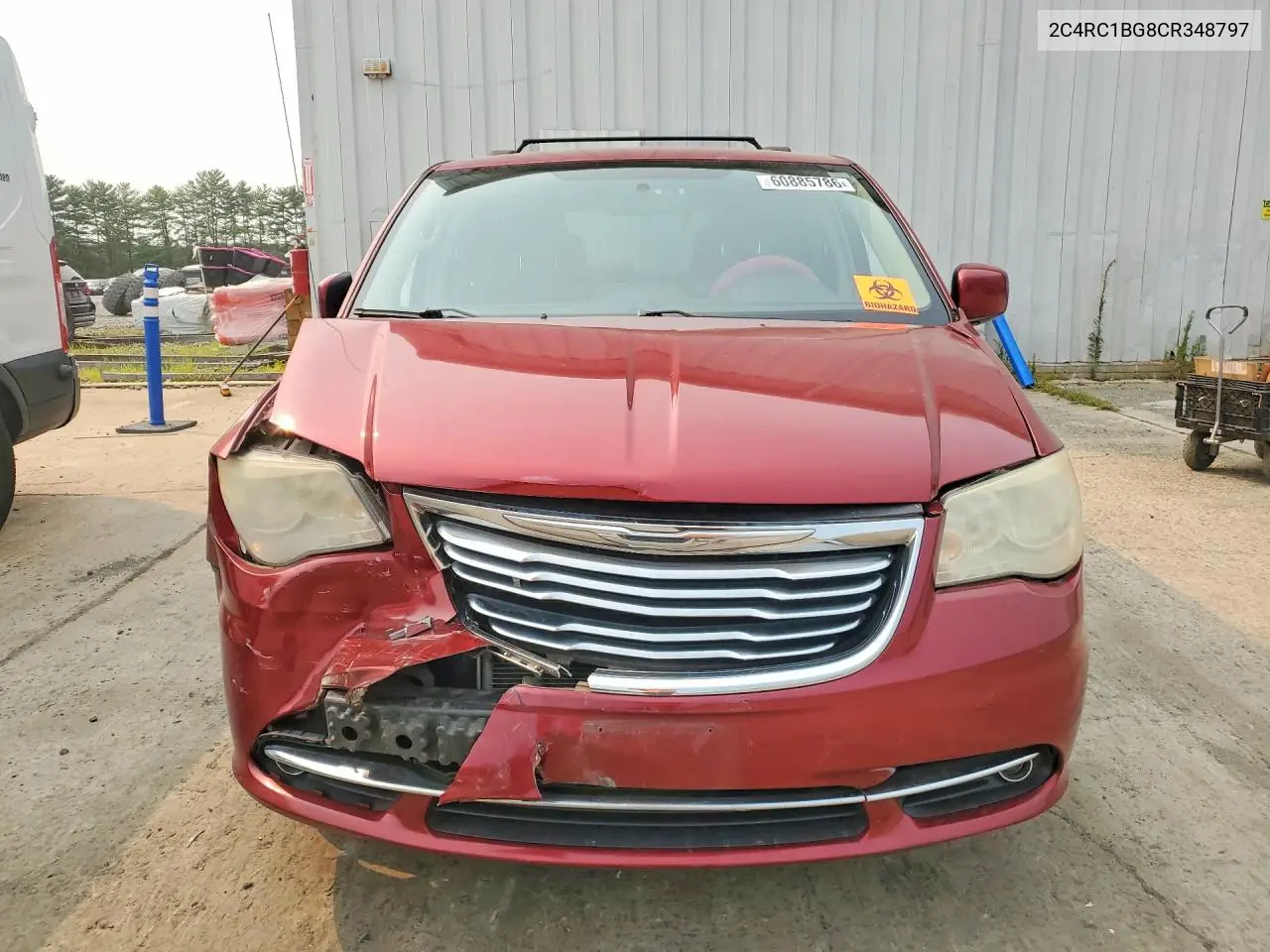 2012 Chrysler Town & Country Touring VIN: 2C4RC1BG8CR348797 Lot: 60885786