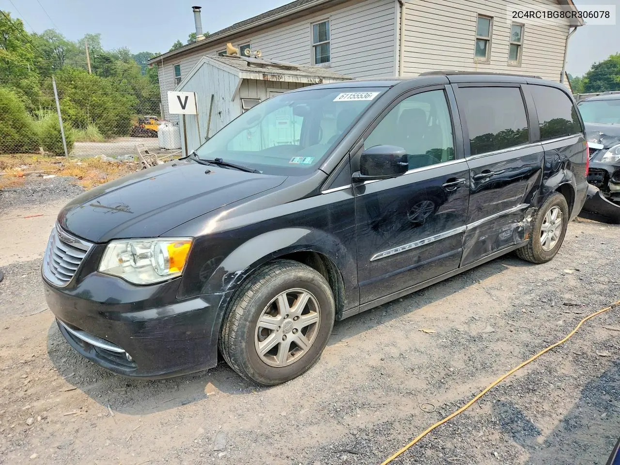 2012 Chrysler Town & Country Touring VIN: 2C4RC1BG8CR306078 Lot: 61155536