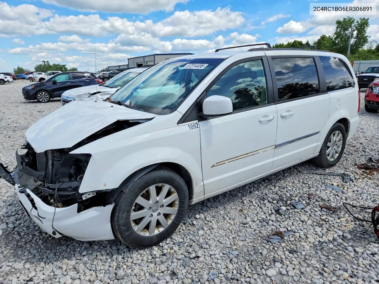2014 Chrysler Town & Country Touring VIN: 2C4RC1BG6ER306891 Lot: 57314496
