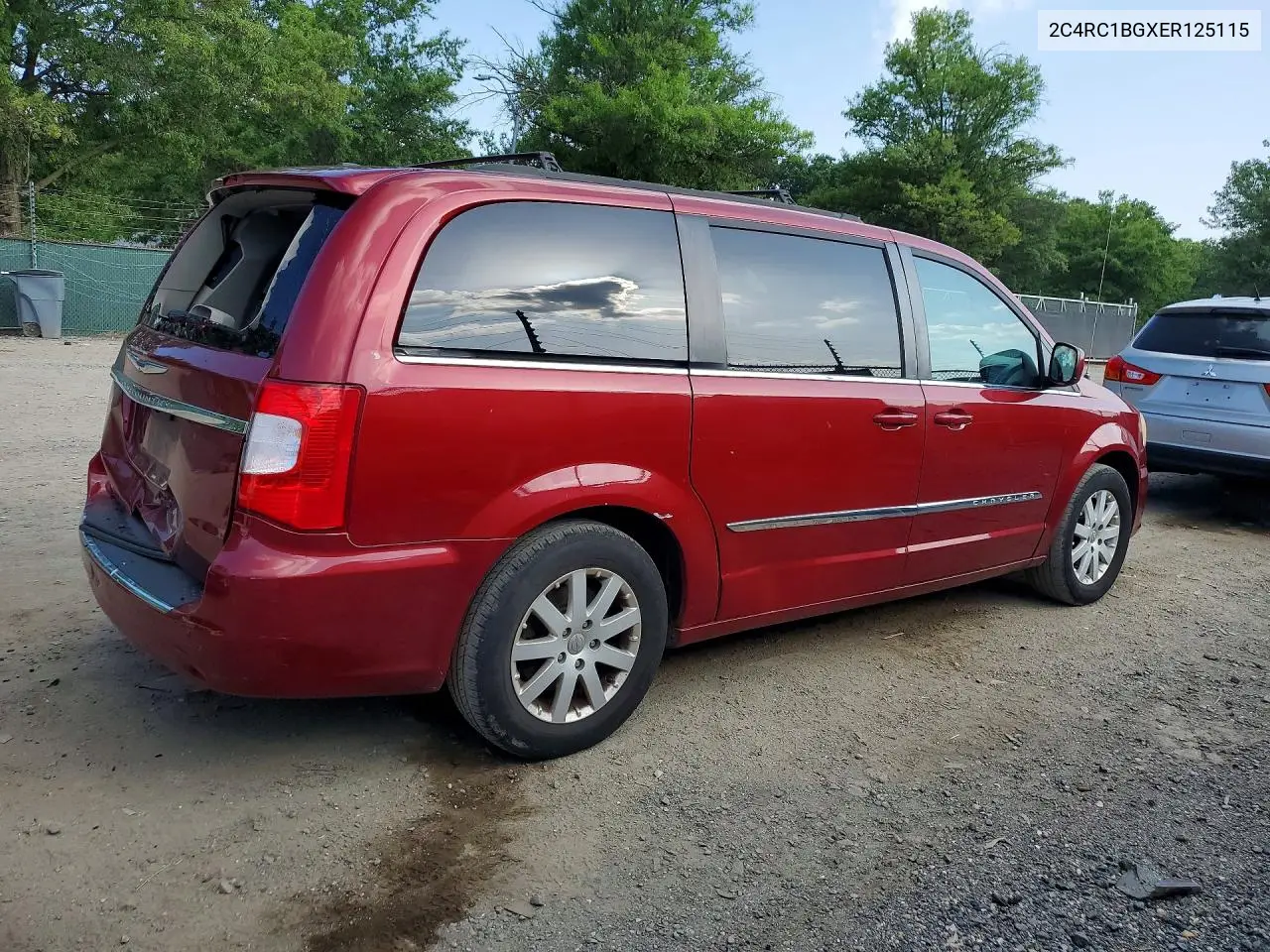 2014 Chrysler Town & Country Touring VIN: 2C4RC1BGXER125115 Lot: 59336296