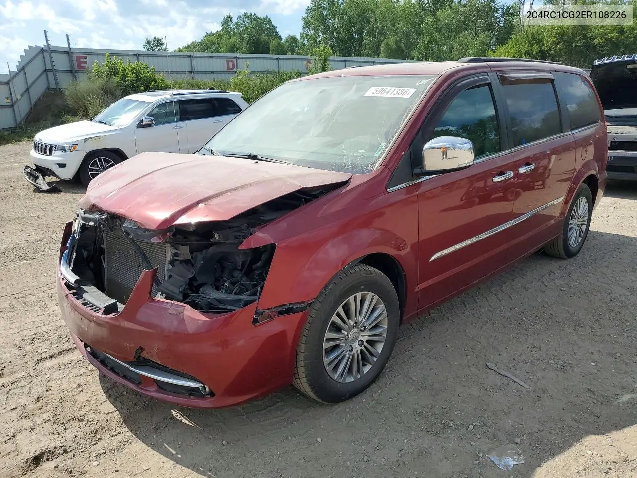 2014 Chrysler Town & Country Touring L VIN: 2C4RC1CG2ER108226 Lot: 59641386