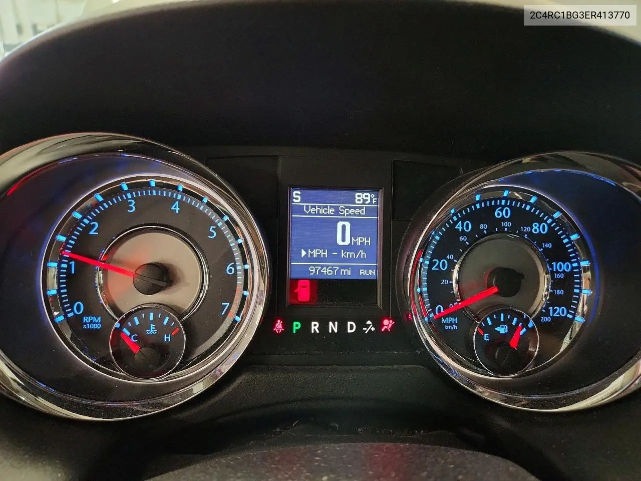 2014 Chrysler Town & Country Touring VIN: 2C4RC1BG3ER413770 Lot: 61352346