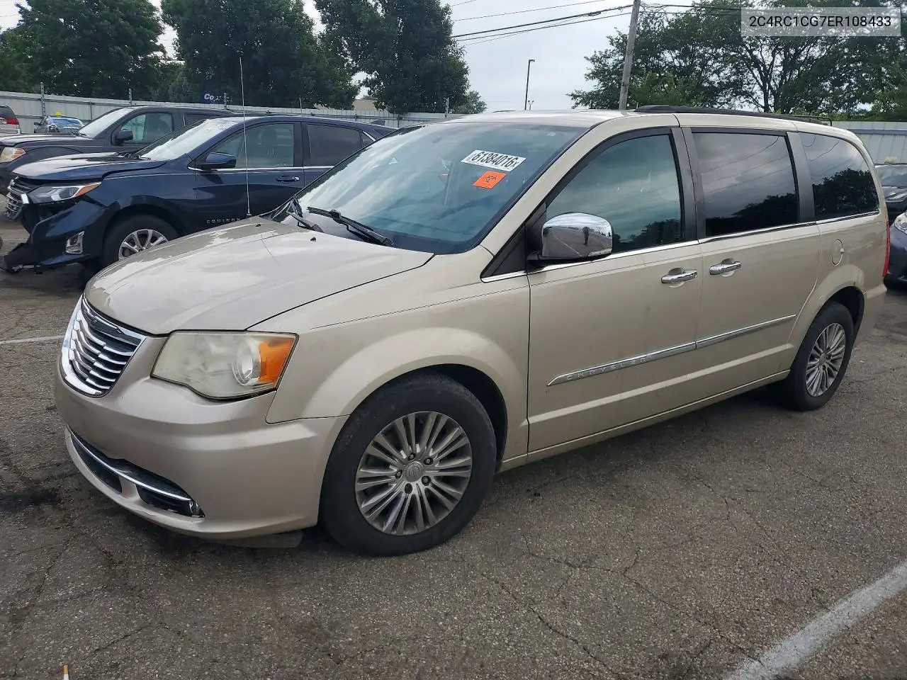 2C4RC1CG7ER108433 2014 Chrysler Town & Country Touring L