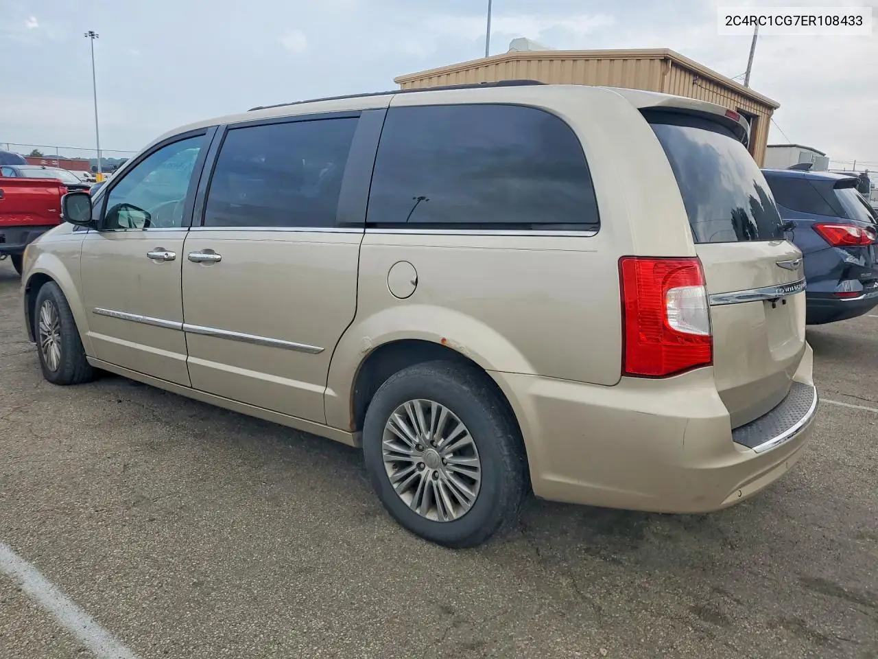 2C4RC1CG7ER108433 2014 Chrysler Town & Country Touring L