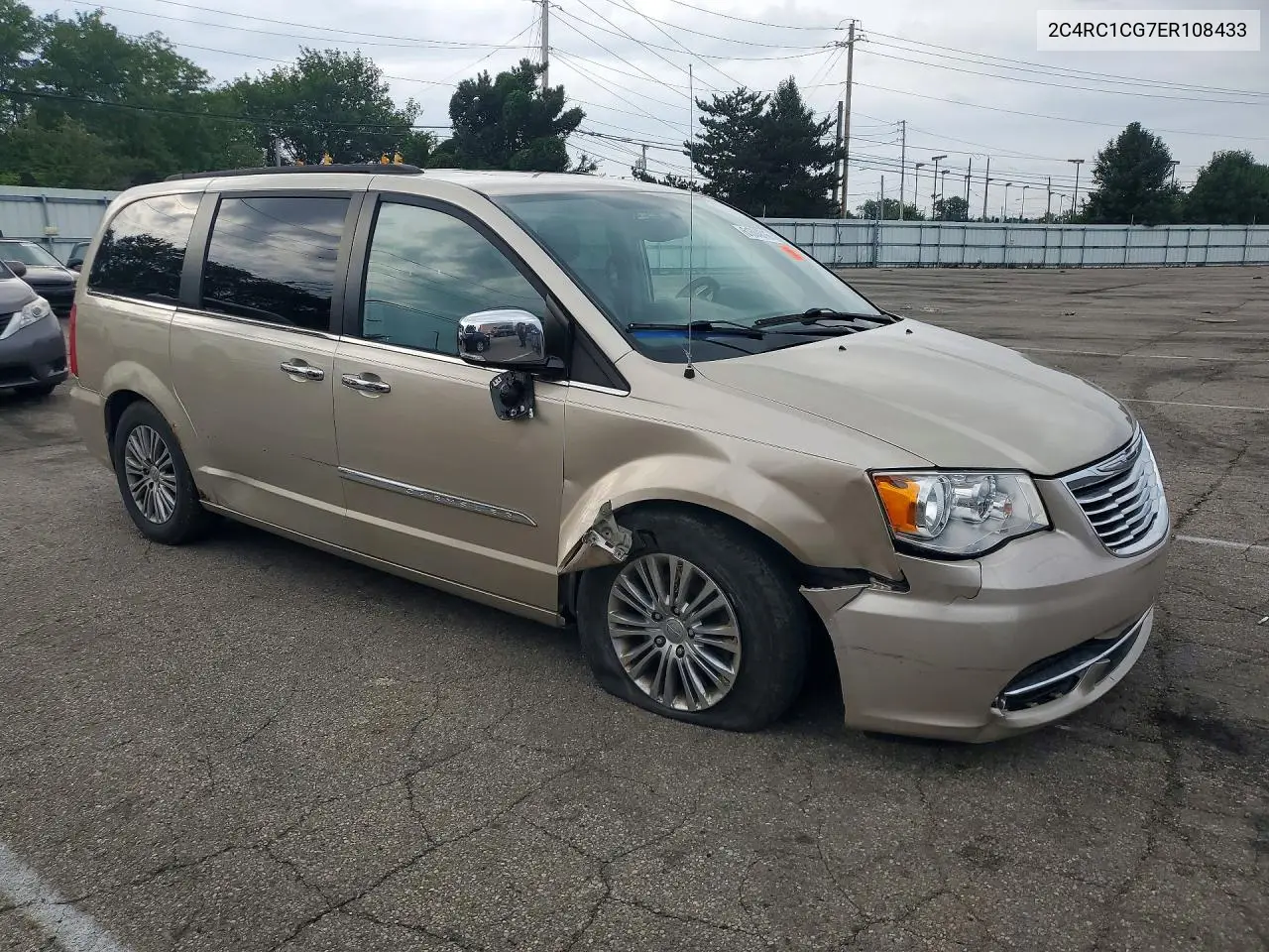 2C4RC1CG7ER108433 2014 Chrysler Town & Country Touring L