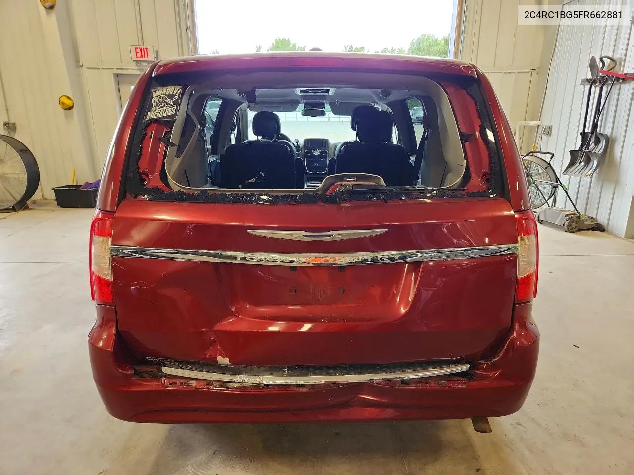 2015 Chrysler Town & Country Touring VIN: 2C4RC1BG5FR662881 Lot: 57736856