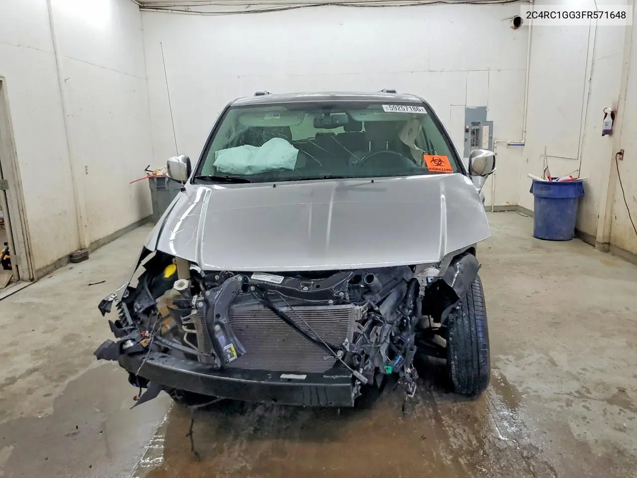 2015 Chrysler Town & Country Limited Platinum VIN: 2C4RC1GG3FR571648 Lot: 59257186