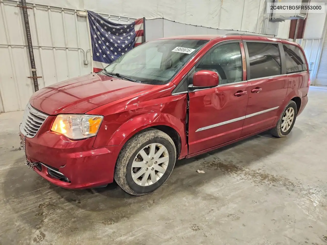 2015 Chrysler Town & Country Touring VIN: 2C4RC1BG5FR553000 Lot: 59695616