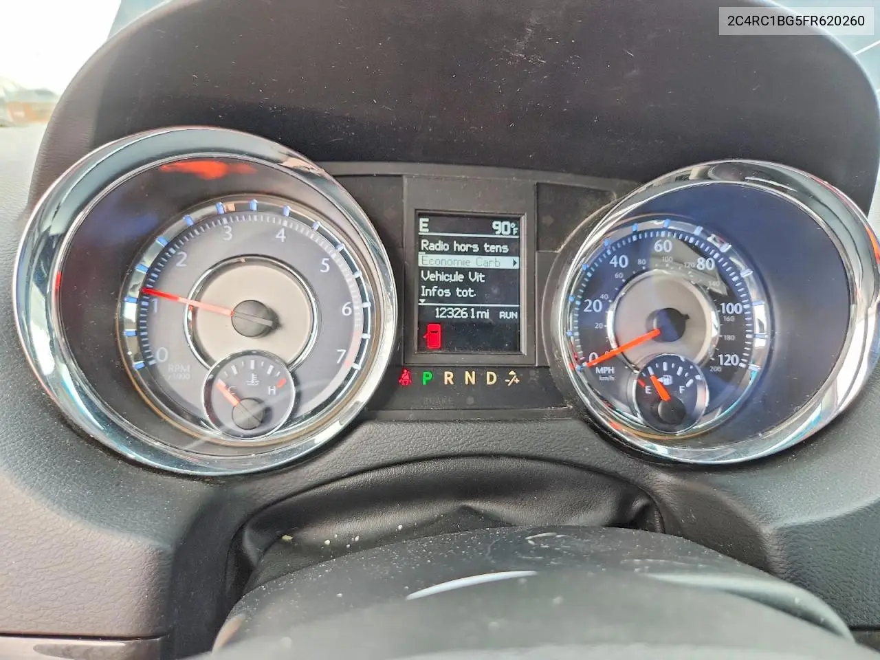 2015 Chrysler Town & Country Touring VIN: 2C4RC1BG5FR620260 Lot: 60641066