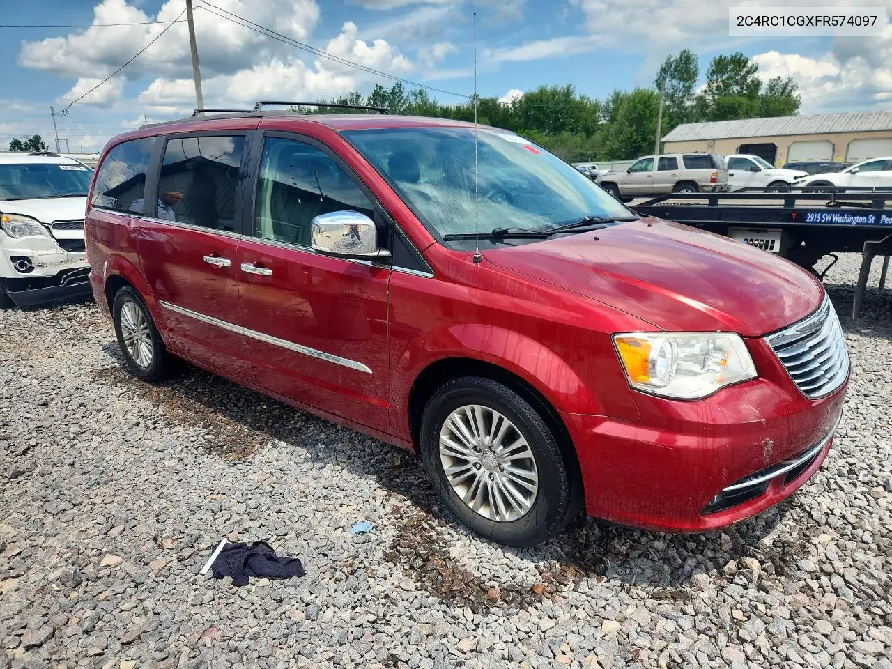 2015 Chrysler Town & Country Touring L VIN: 2C4RC1CGXFR574097 Lot: 62294106