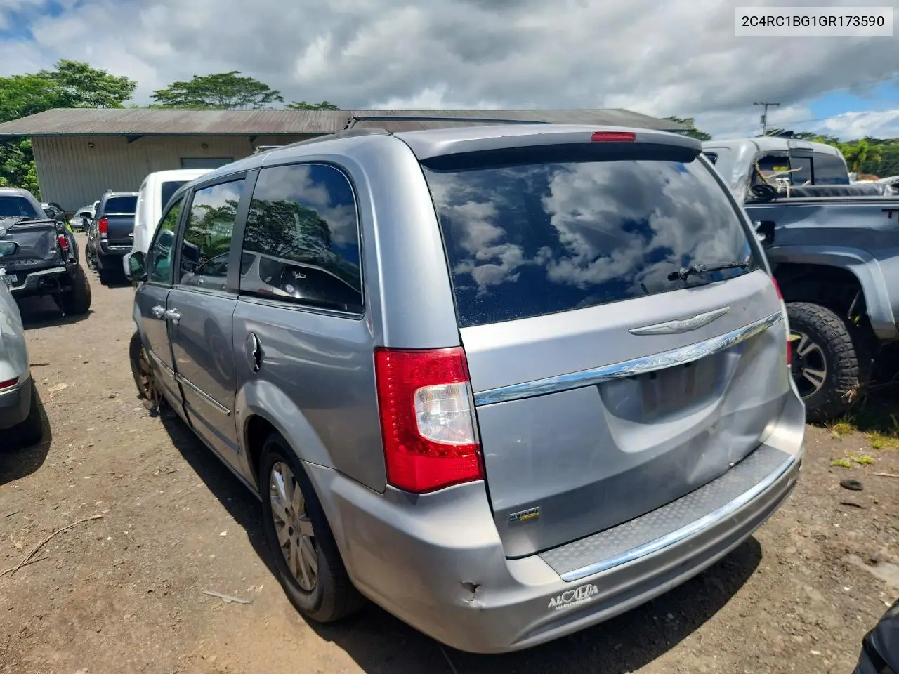 2016 Chrysler Town & Country Touring VIN: 2C4RC1BG1GR173590 Lot: 55208746