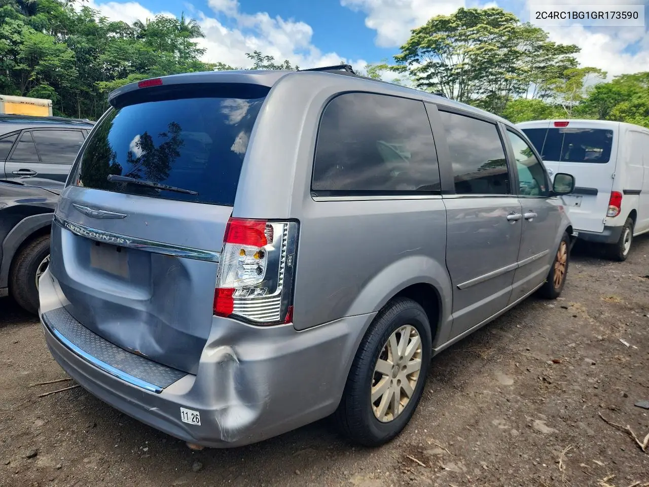 2016 Chrysler Town & Country Touring VIN: 2C4RC1BG1GR173590 Lot: 55208746