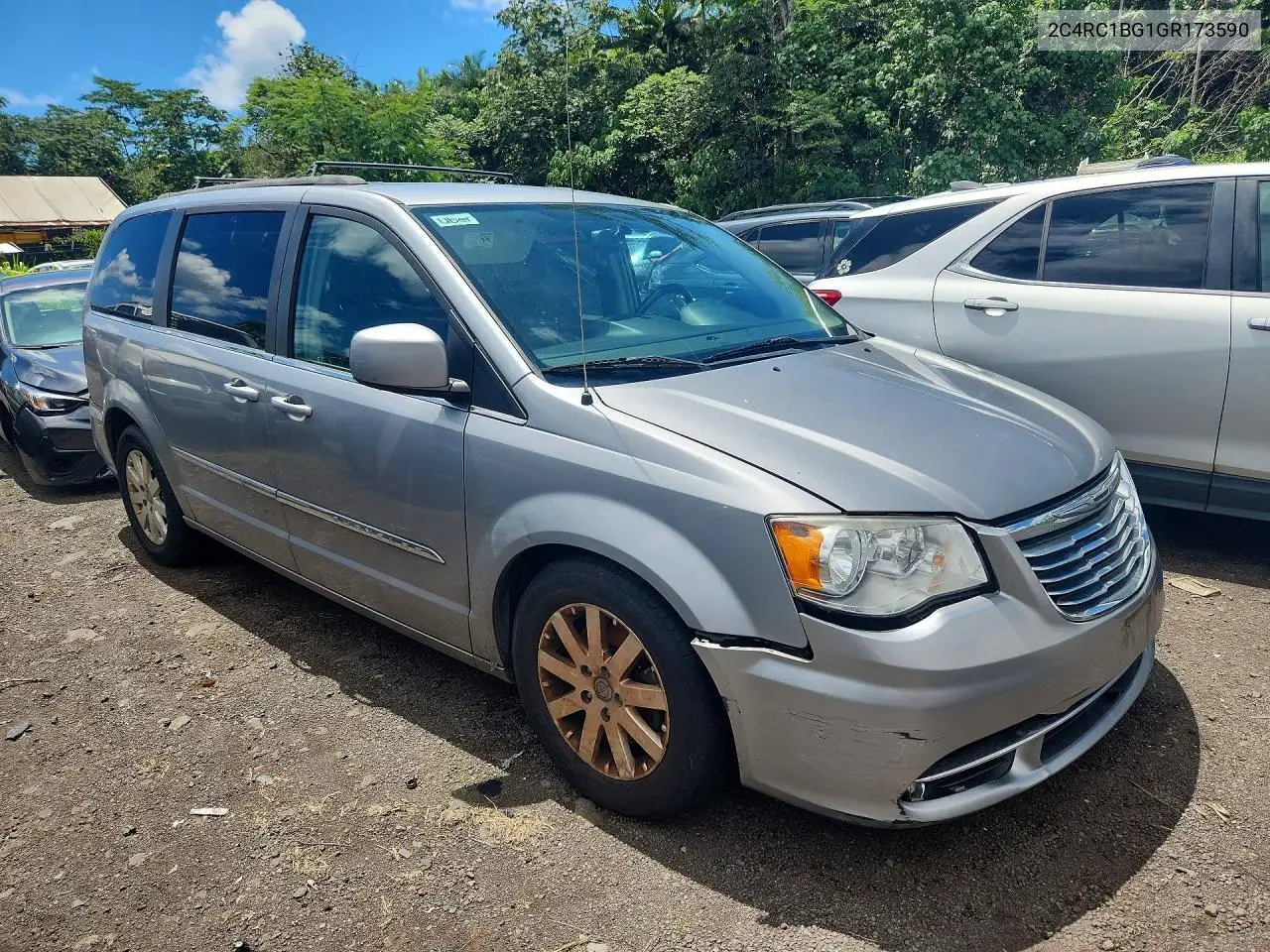 2016 Chrysler Town & Country Touring VIN: 2C4RC1BG1GR173590 Lot: 55208746