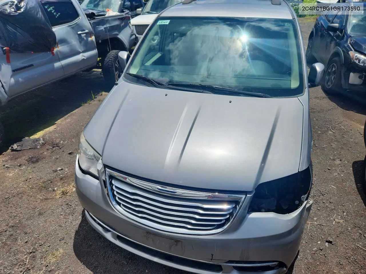 2016 Chrysler Town & Country Touring VIN: 2C4RC1BG1GR173590 Lot: 55208746