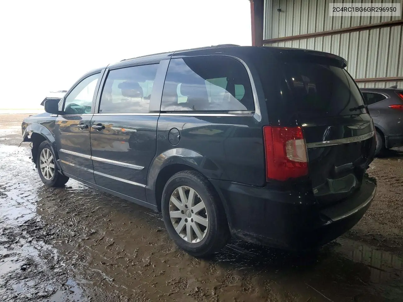 2016 Chrysler Town & Country Touring VIN: 2C4RC1BG6GR296950 Lot: 55796056