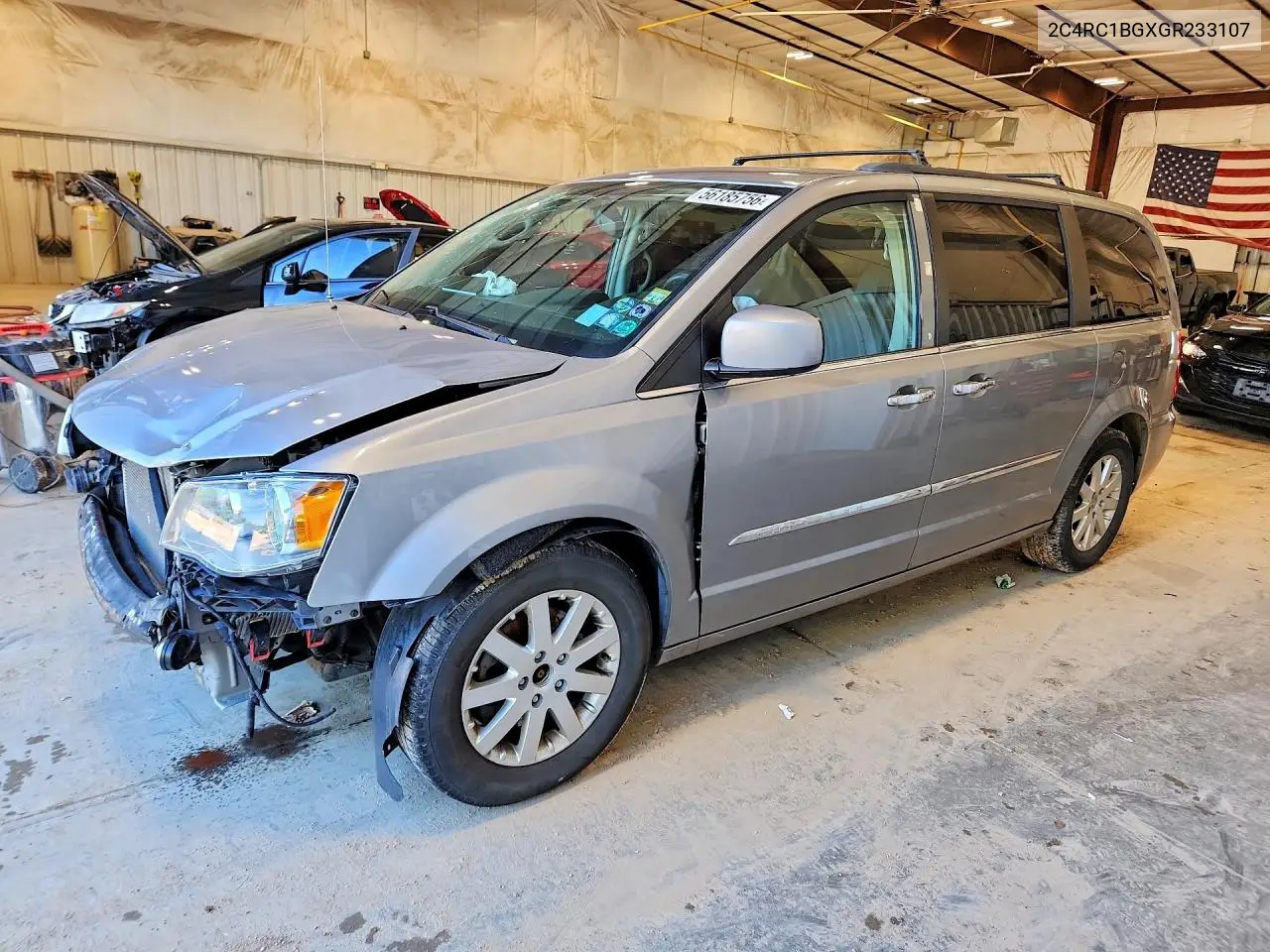 2016 Chrysler Town & Country Touring VIN: 2C4RC1BGXGR233107 Lot: 56185756