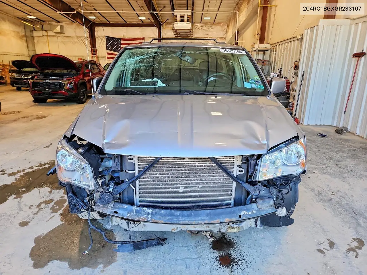 2016 Chrysler Town & Country Touring VIN: 2C4RC1BGXGR233107 Lot: 56185756