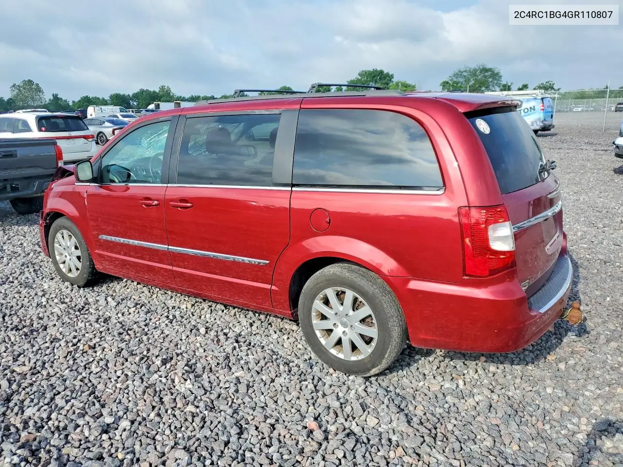 2016 Chrysler Town & Country Touring VIN: 2C4RC1BG4GR110807 Lot: 56411936