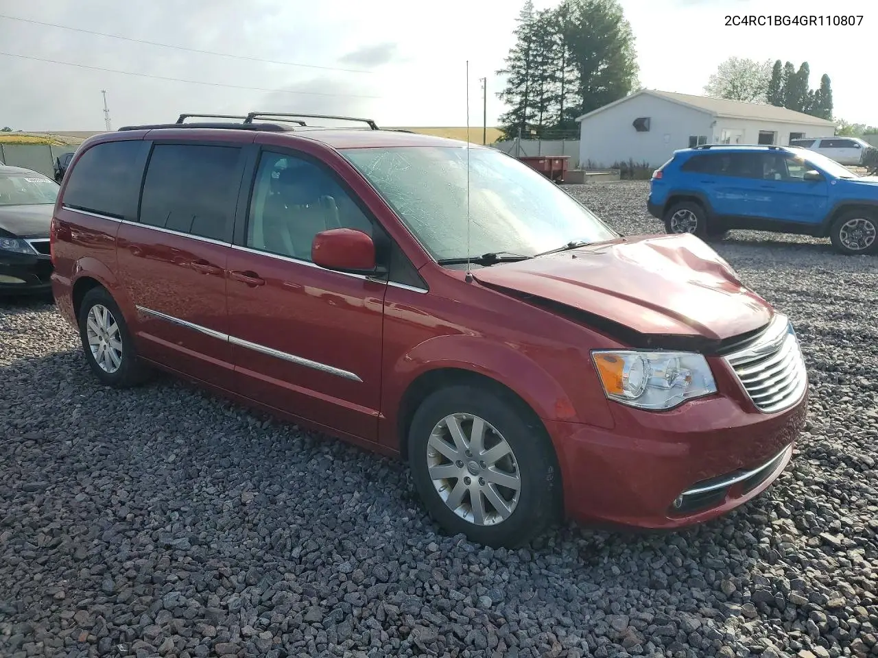 2016 Chrysler Town & Country Touring VIN: 2C4RC1BG4GR110807 Lot: 56411936