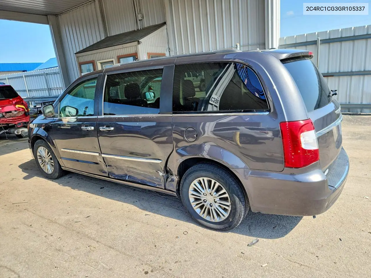 2016 Chrysler Town & Country Touring L VIN: 2C4RC1CG3GR105337 Lot: 56855006