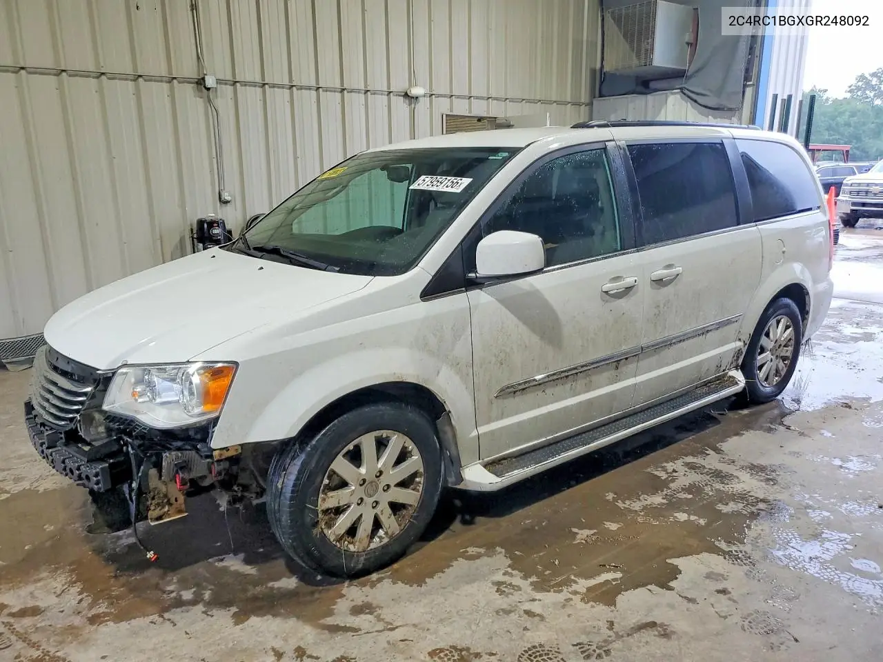2016 Chrysler Town & Country Touring VIN: 2C4RC1BGXGR248092 Lot: 57959156