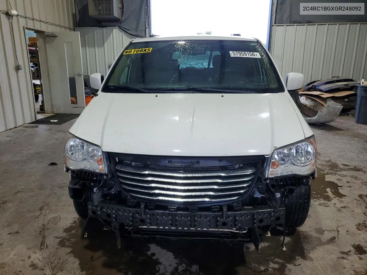 2016 Chrysler Town & Country Touring VIN: 2C4RC1BGXGR248092 Lot: 57959156