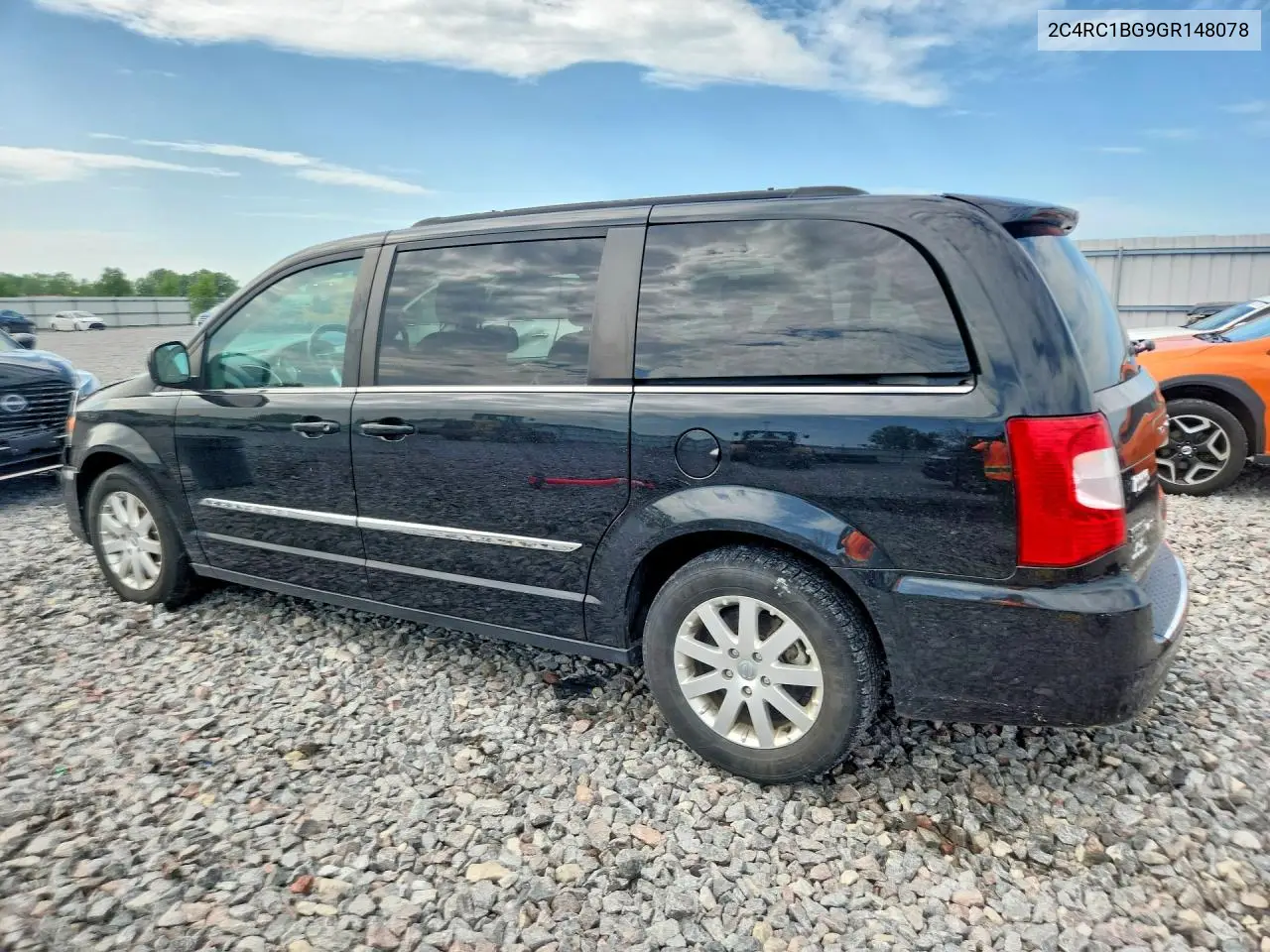2016 Chrysler Town & Country Touring VIN: 2C4RC1BG9GR148078 Lot: 59287866