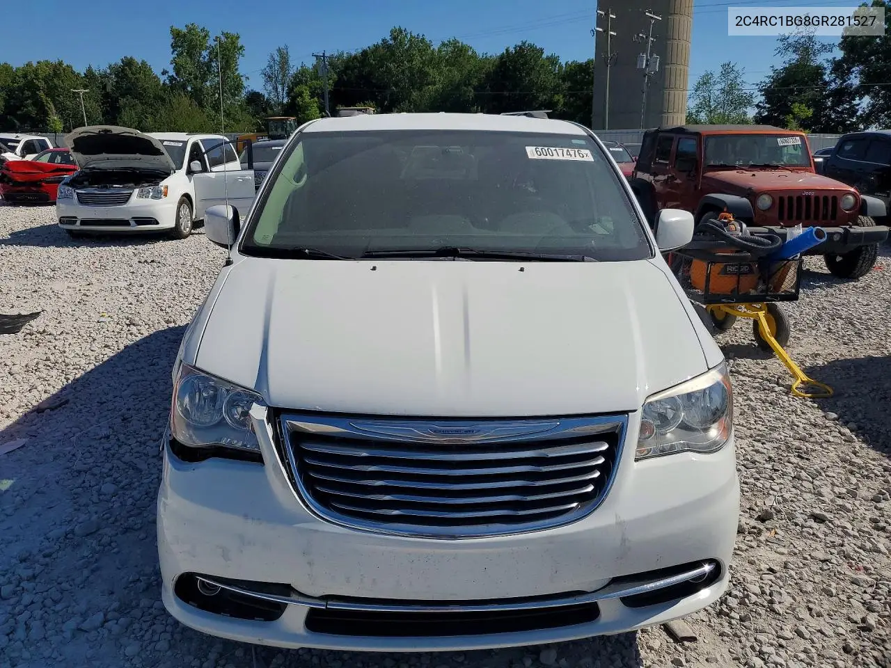 2016 Chrysler Town & Country Touring VIN: 2C4RC1BG8GR281527 Lot: 59825886