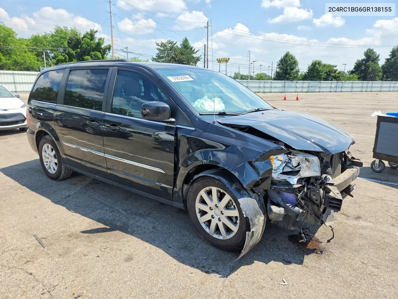 2016 Chrysler Town & Country Touring VIN: 2C4RC1BG6GR138155 Lot: 59858466