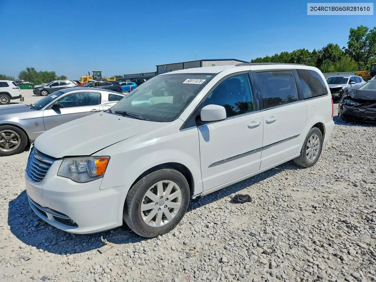 2016 Chrysler Town & Country Touring VIN: 2C4RC1BG6GR281610 Lot: 60017476
