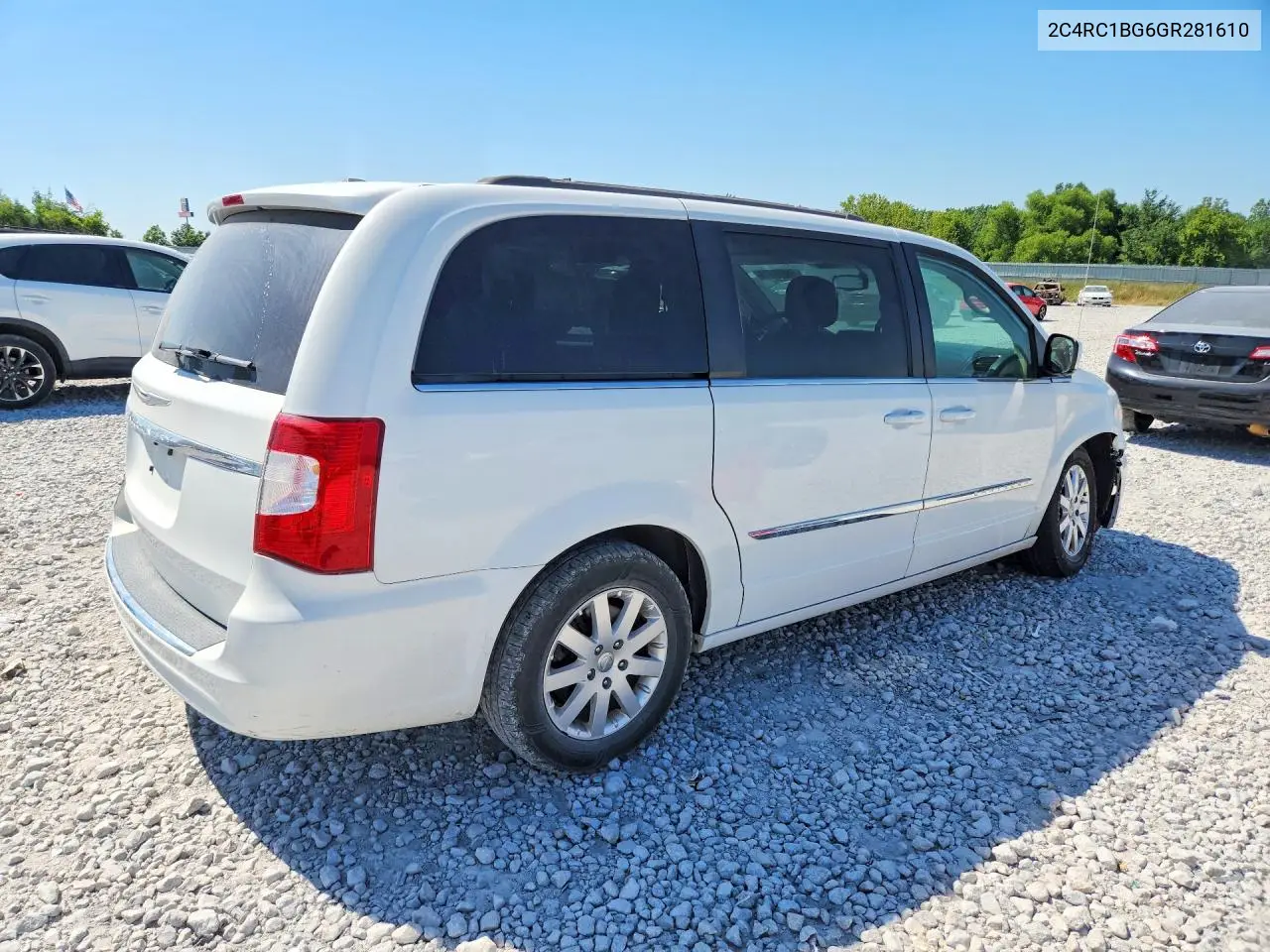 2016 Chrysler Town & Country Touring VIN: 2C4RC1BG6GR281610 Lot: 60017476
