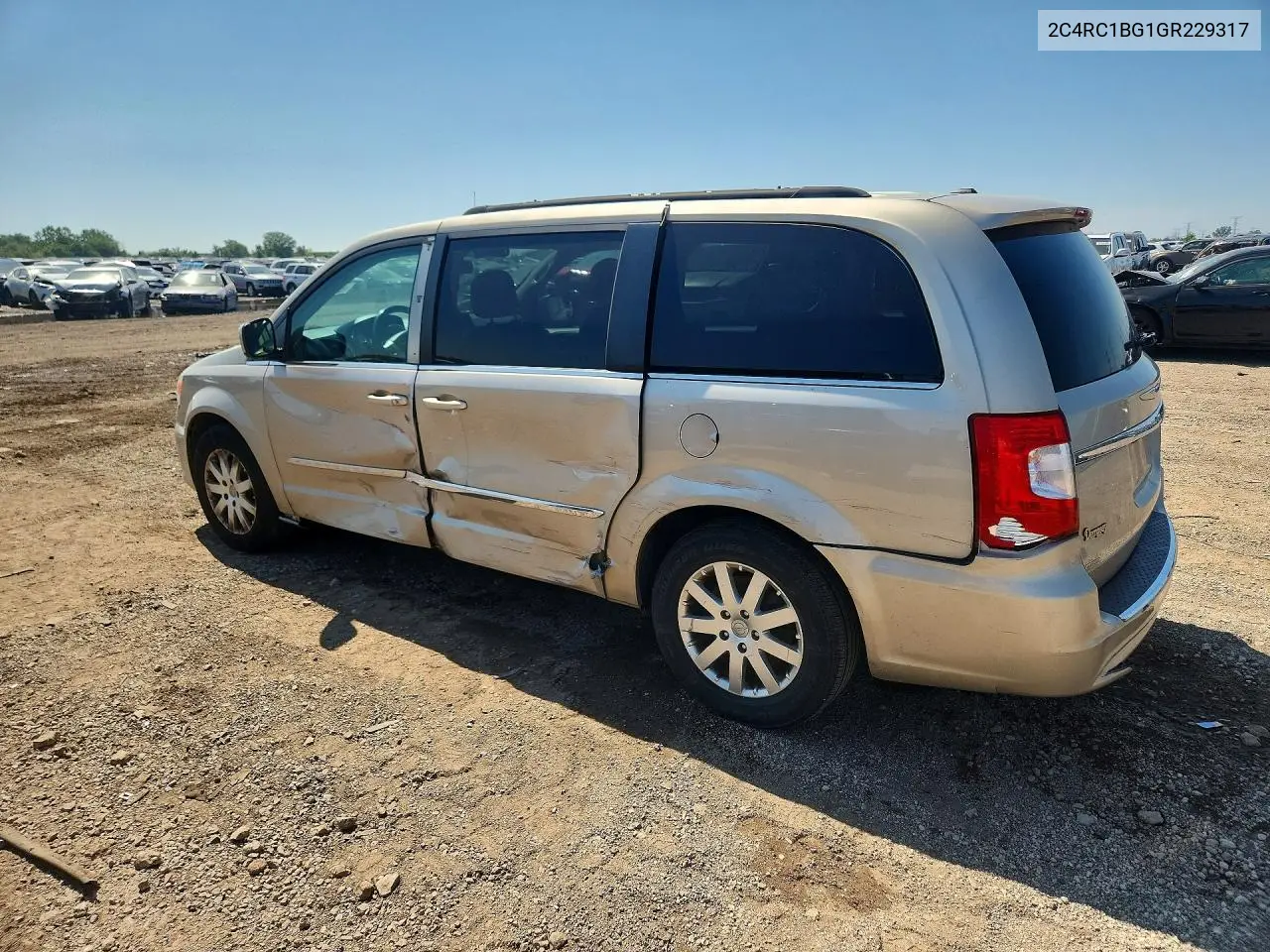 2016 Chrysler Town & Country Touring VIN: 2C4RC1BG1GR229317 Lot: 60239966