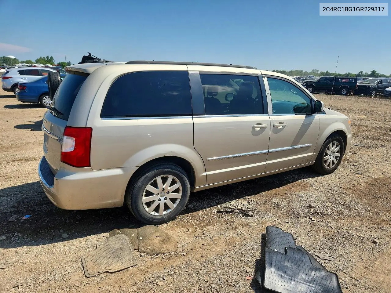 2016 Chrysler Town & Country Touring VIN: 2C4RC1BG1GR229317 Lot: 60239966