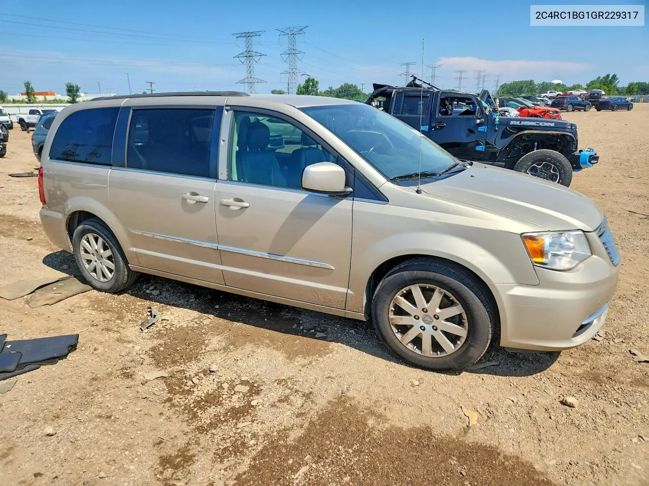2016 Chrysler Town & Country Touring VIN: 2C4RC1BG1GR229317 Lot: 60239966