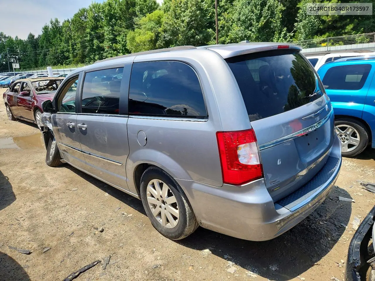 2016 Chrysler Town & Country Touring VIN: 2C4RC1BG4GR173597 Lot: 60288646