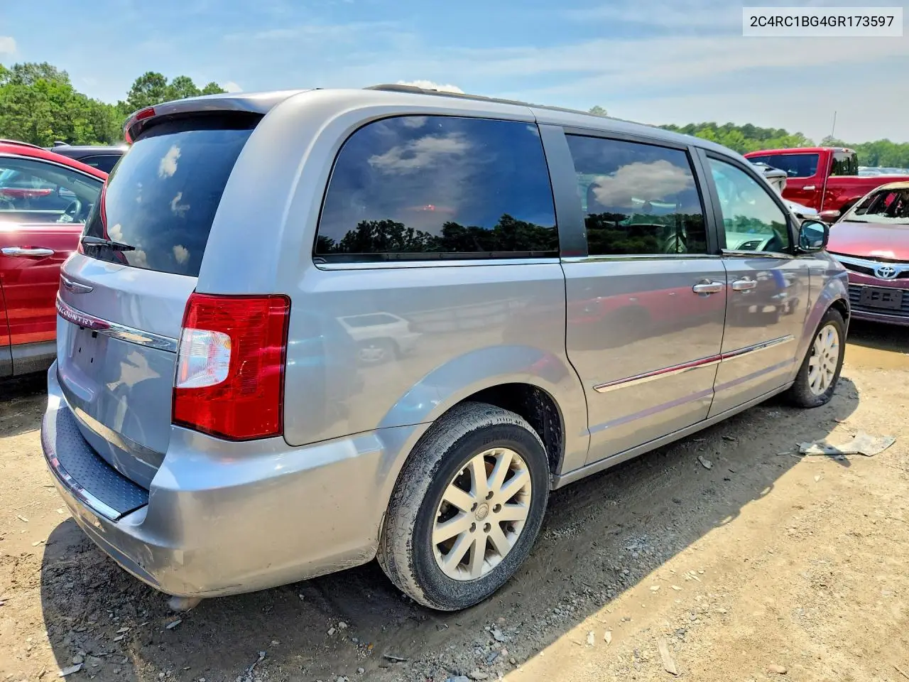 2016 Chrysler Town & Country Touring VIN: 2C4RC1BG4GR173597 Lot: 60288646