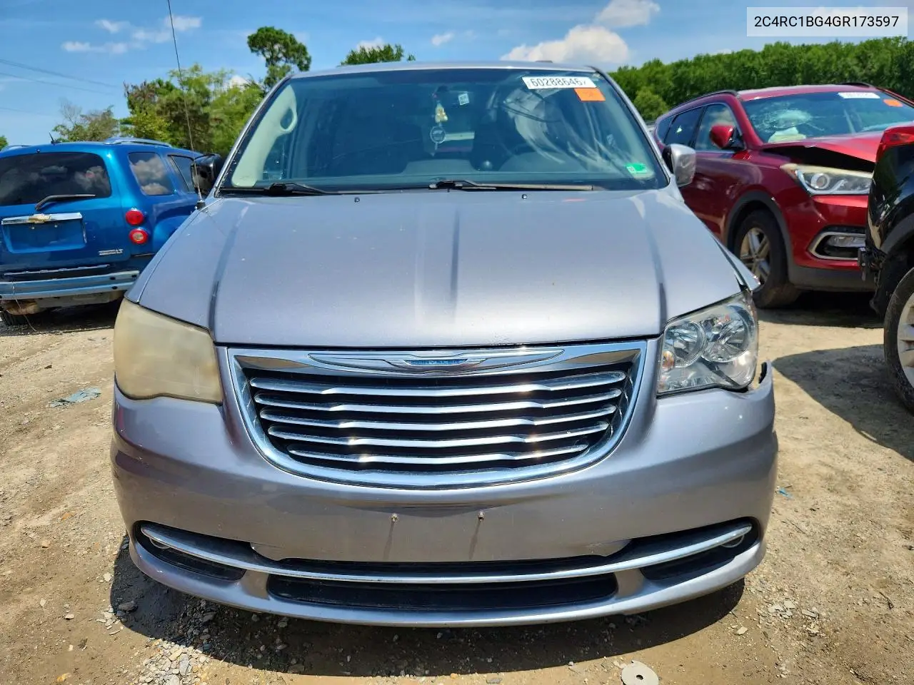 2016 Chrysler Town & Country Touring VIN: 2C4RC1BG4GR173597 Lot: 60288646
