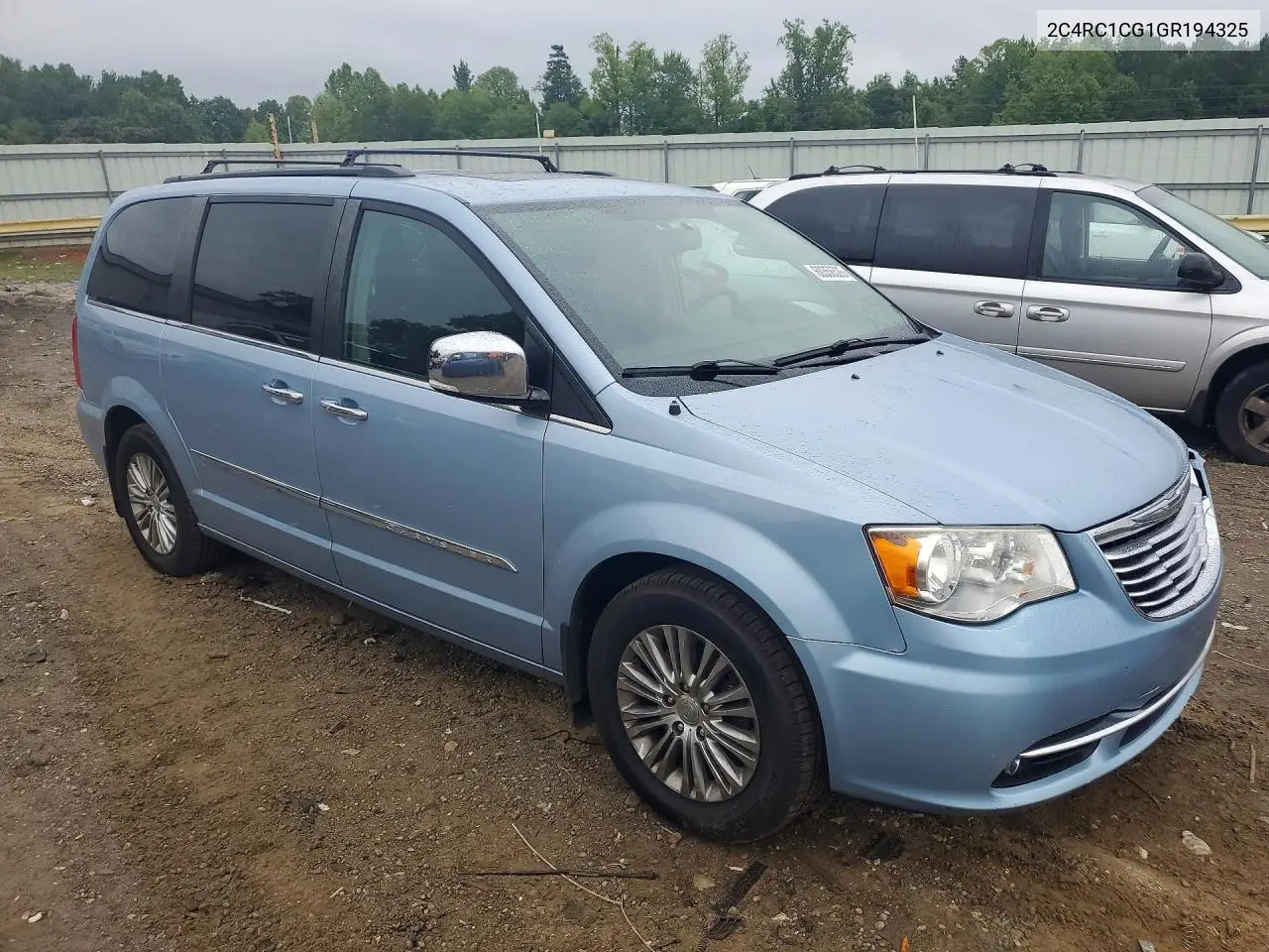 2016 Chrysler Town & Country Touring L VIN: 2C4RC1CG1GR194325 Lot: 60358526