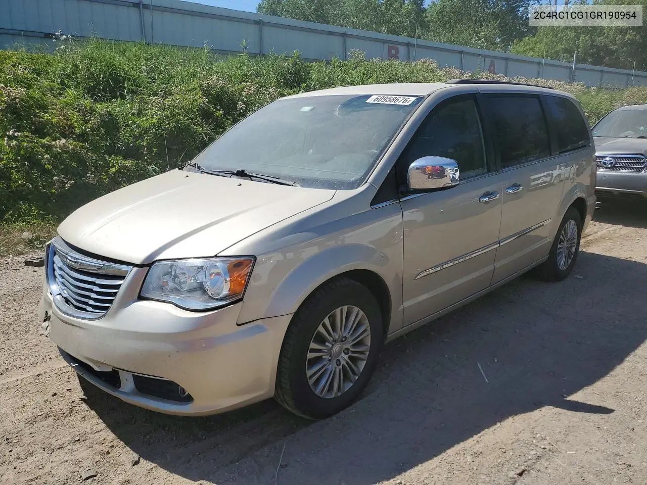 2016 Chrysler Town & Country Touring L VIN: 2C4RC1CG1GR190954 Lot: 60958676