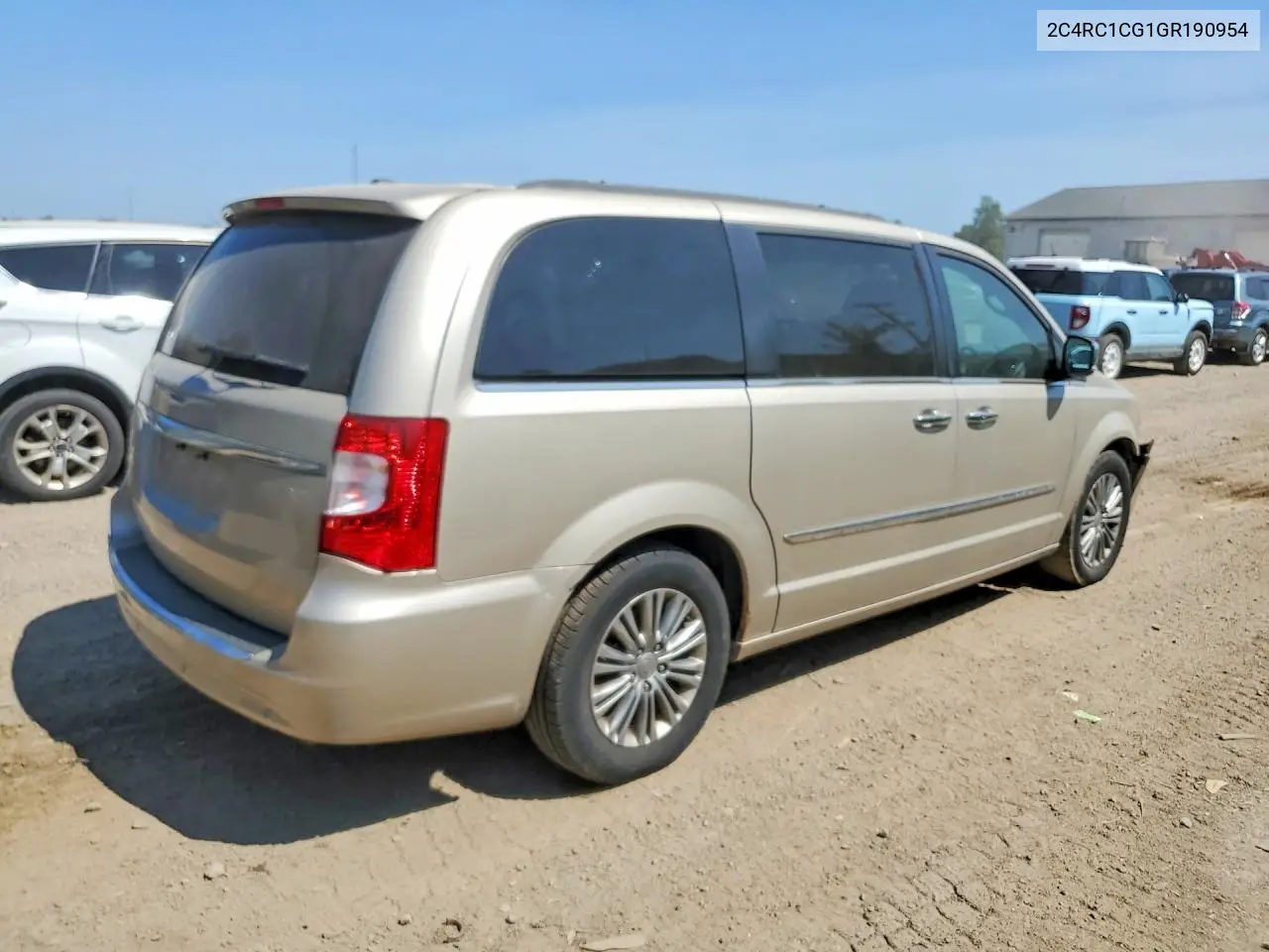 2016 Chrysler Town & Country Touring L VIN: 2C4RC1CG1GR190954 Lot: 60958676