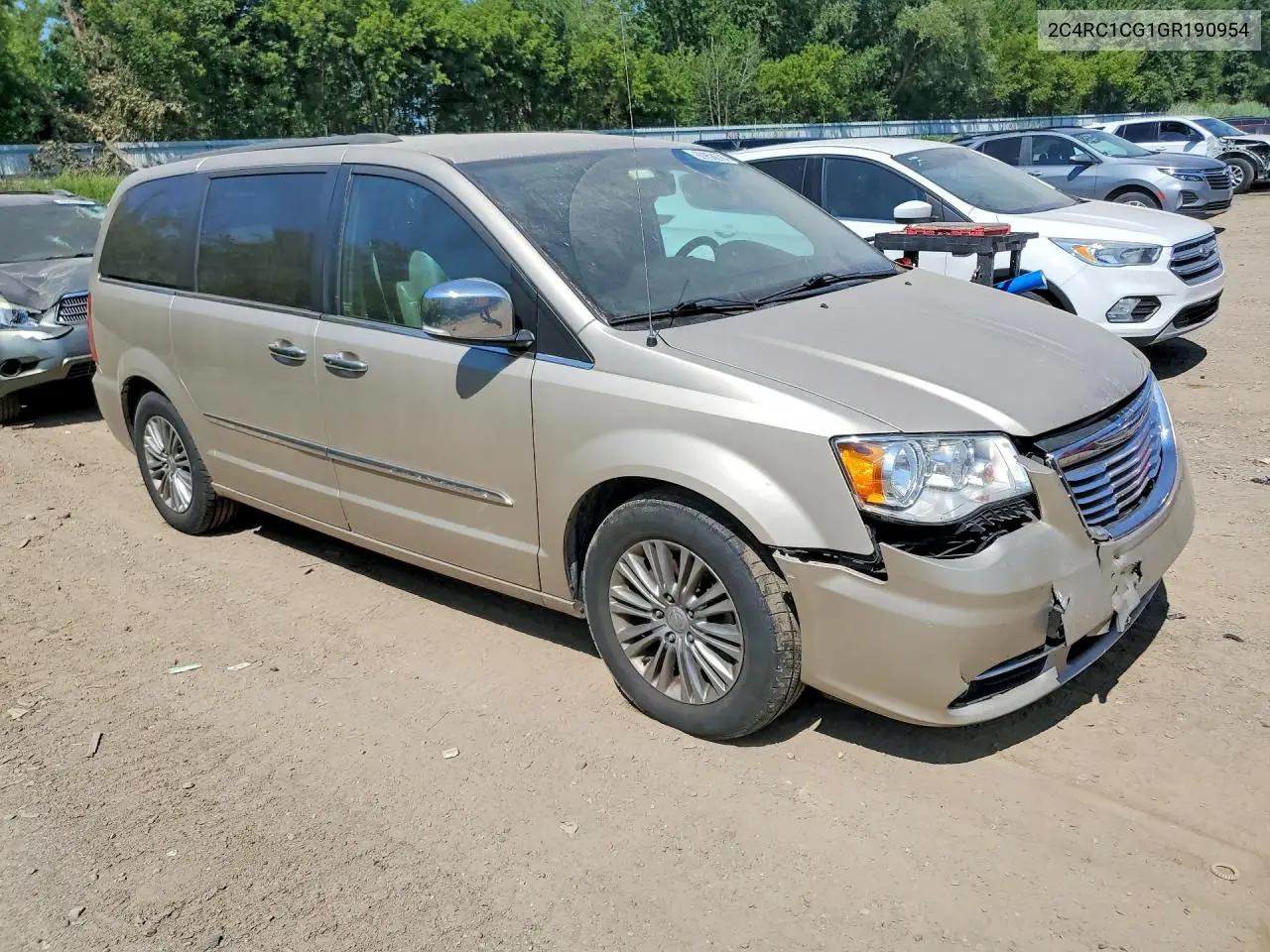 2016 Chrysler Town & Country Touring L VIN: 2C4RC1CG1GR190954 Lot: 60958676