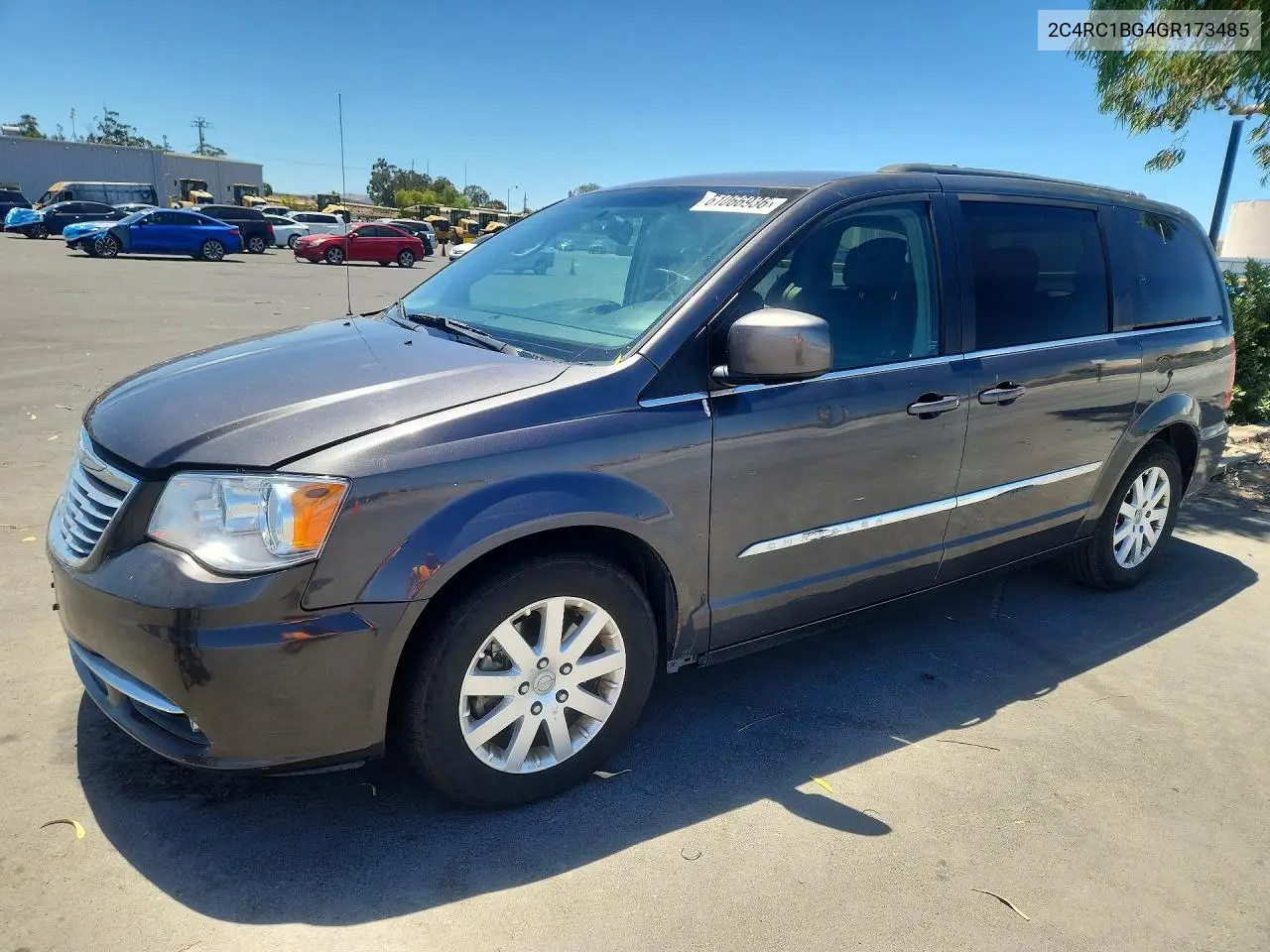 2016 Chrysler Town & Country Touring VIN: 2C4RC1BG4GR173485 Lot: 61066936